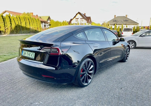 Tesla Model 3 cena 144894 przebieg: 65000, rok produkcji 2020 z Płock małe 301